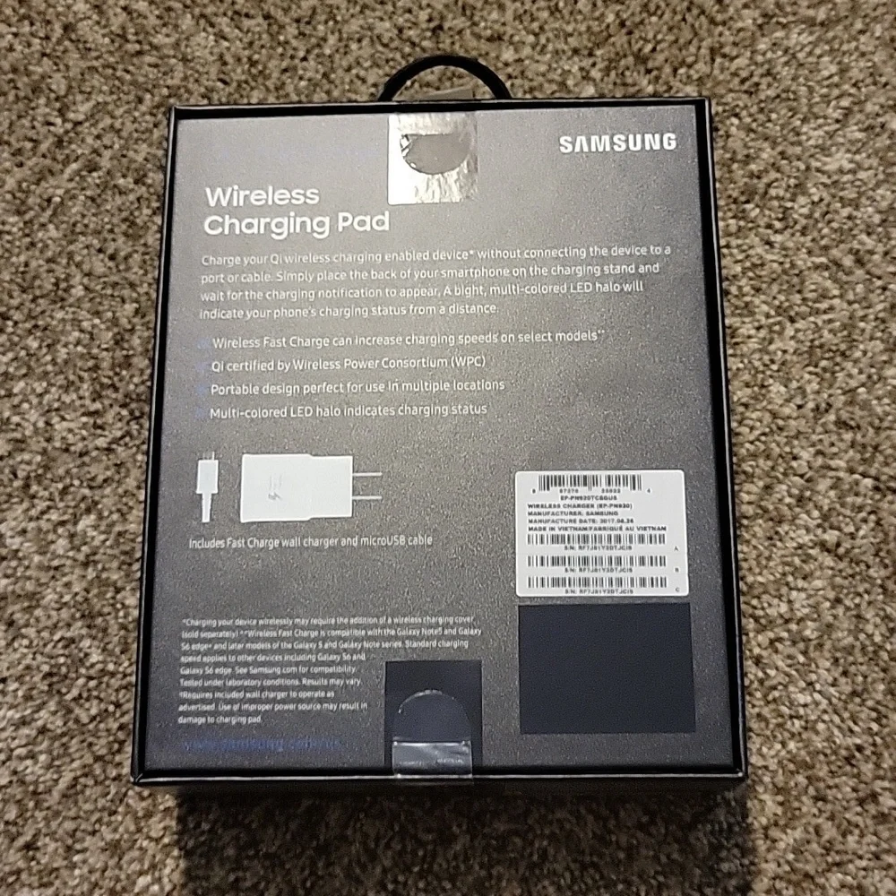 Samsung wireless charging pad